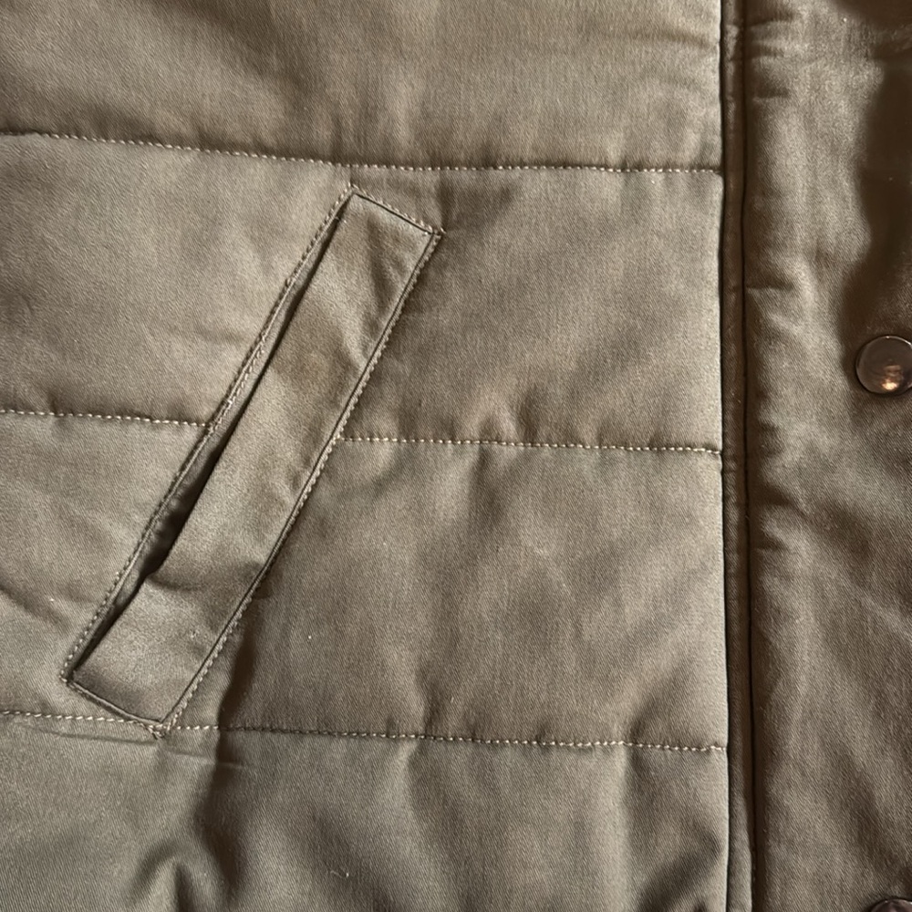 Love Tree Olive Green Hooded Vest - Picture 3 of 3